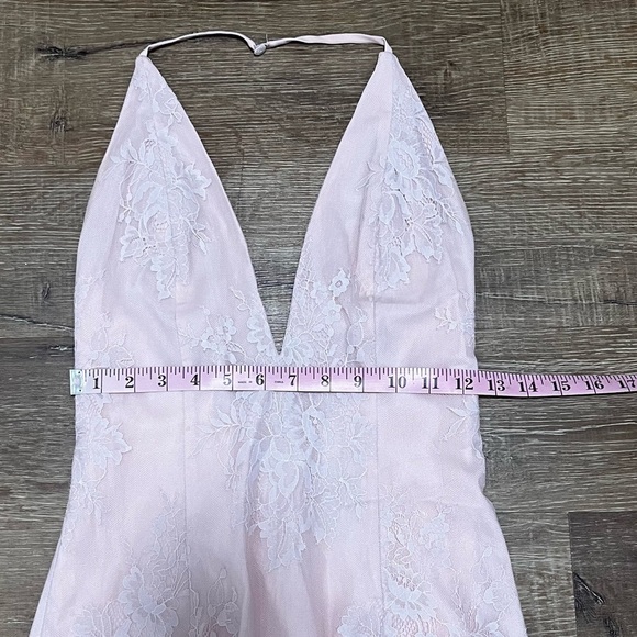 Revolve X by NBD O.V.G. Halter Lace Knit Mini Dress XS - Picture 12 of 12